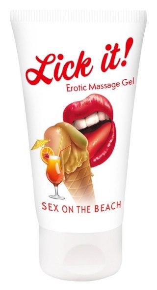 Lick it! - Żel do masażu - Sex on the beach 50 ml