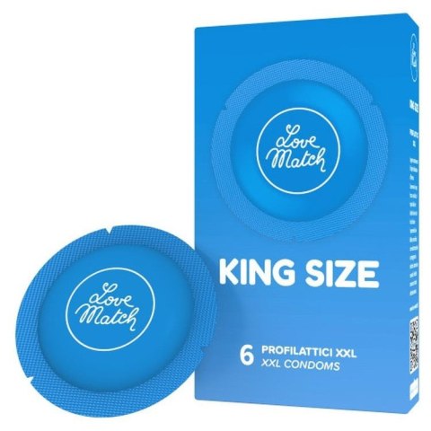 Prezerwatywy-Love Match King Szie XXL - 6 pcs pack Prezerwatywy-Love Match King Szie XXL - 6 pcs pack