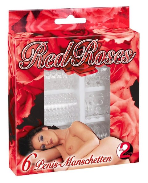 Red Roses Penis Ring Set 6 pcs Red Roses Penis Ring Set 6 pcs