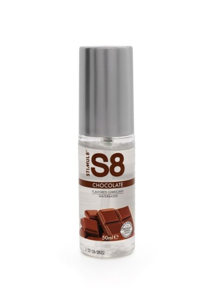 S8 - Żel smakowy na bazie wody - Flavored Lube 50 ml Chocolate