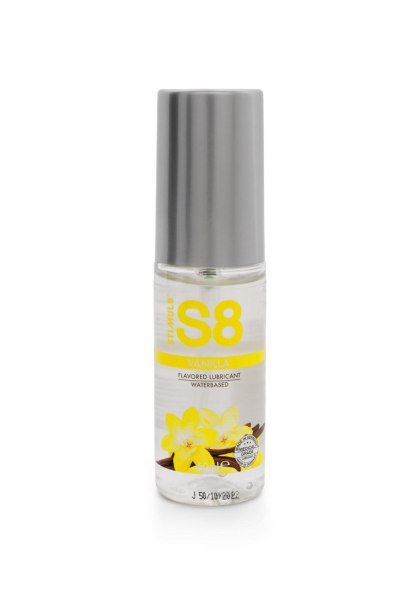 S8 - Żel smakowy na bazie wody - Flavored Lube 50 ml Vanilla
