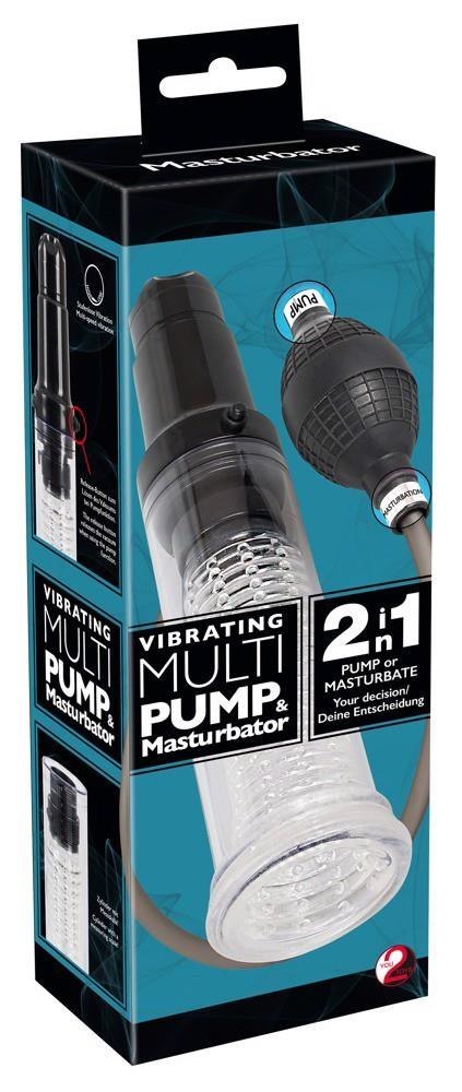 Vibrating Multi Pump & Masturb Vibrating Multi Pump & Masturb