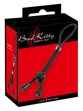 Pierścień - Bad Kitty - cock & ball loop