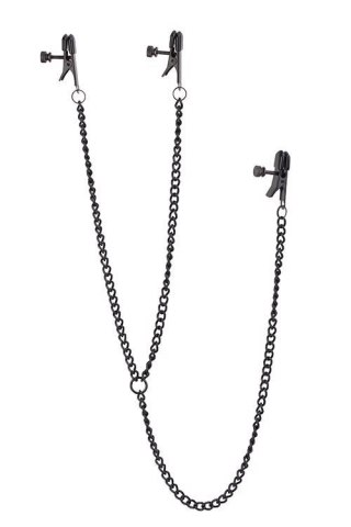 Klips na sutki i łechtaczkę - Dream Toys - BLAZE DELUXE NIPPLE & CLIT CLAMPS