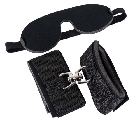 Bad Kitty - Zestaw kajdanki i opaska - Blindfold/Handcuffs Bad Kitty - Zestaw kajdanki i opaska - Blindfold/Handcuffs