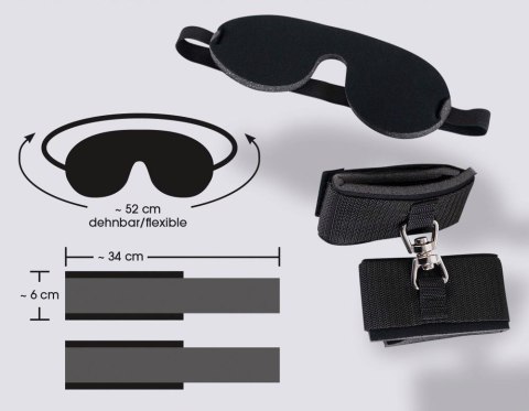Bad Kitty - Zestaw kajdanki i opaska - Blindfold/Handcuffs Bad Kitty - Zestaw kajdanki i opaska - Blindfold/Handcuffs