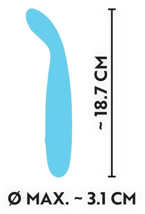 Wibrator - Cuties - Mini Vibrator Blue 2.G Wibrator - Cuties - Mini Vibrator Blue 2.G
