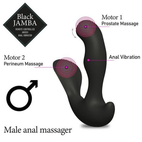 Wibrator analny - FeelzToys - Black Jamba Anal Vibrator Wibrator analny - FeelzToys - Black Jamba Anal Vibrator