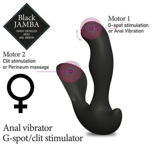 Wibrator analny - FeelzToys - Black Jamba Anal Vibrator Wibrator analny - FeelzToys - Black Jamba Anal Vibrator