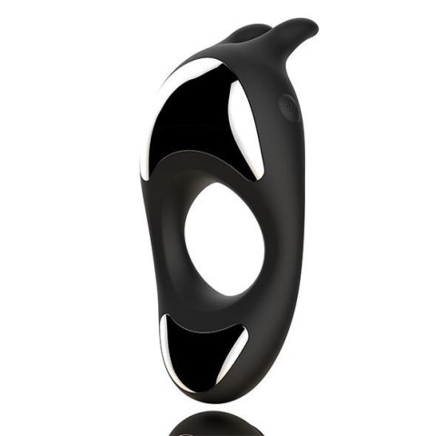 Pierścień wibrujący - FeelzToys - Zeus Dual Vibe Cock Ring Black Pierścień wibrujący - FeelzToys - Zeus Dual Vibe Cock Ring Black