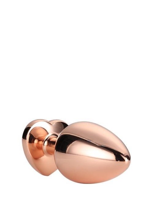 Korek analny z kryształkiem - GLEAMING LOVE ROSE GOLD PLUG SMALL - Dream Toys Korek analny z kryształkiem - GLEAMING LOVE ROSE GOLD PLUG SMALL - Dream Toys