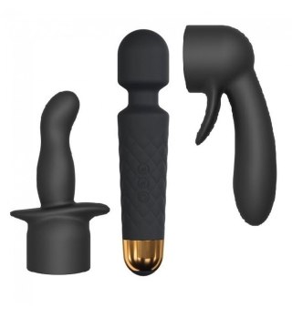 Dorcel - Masażer różdżkowy z nakładanymi końcówkami - KIT WANDERFUL