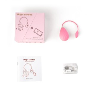 Wibrujące jajko - Magic Motion - Magic Sundae App Controlled Love Egg Pink