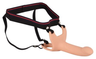 Silikonowy strap-on - Silicone Strap-on +5cm medium