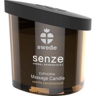 Swede - Świeca do masażu - Senze Euphoria Massage Candle Vanilla Sandalwood