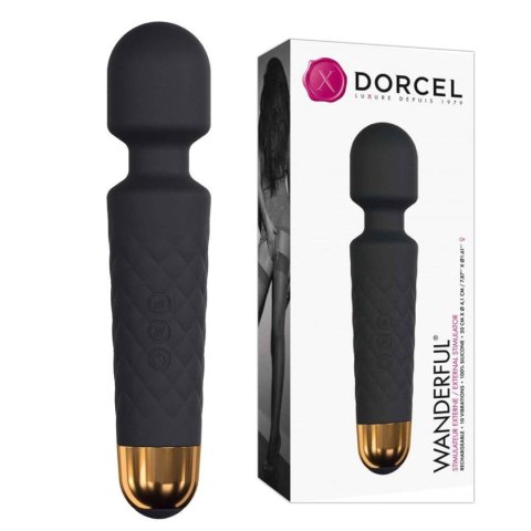 Masażer różdżkowy - Dorcel - WANDERFUL BLACK - WAND RECHARGEABLE Masażer różdżkowy - Dorcel - WANDERFUL BLACK - WAND RECHARGEABLE