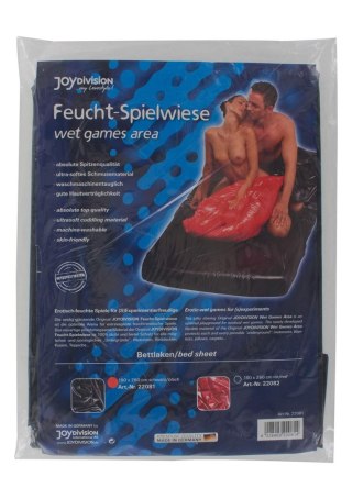 Mata do mokrych zabaw - Wet games area, bed sheet - 180 x 260 cm, black