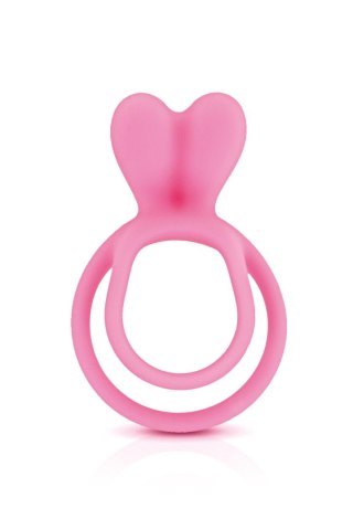 Podwójny pierścień erekcyjny - DOUBLE COCKRING PINK