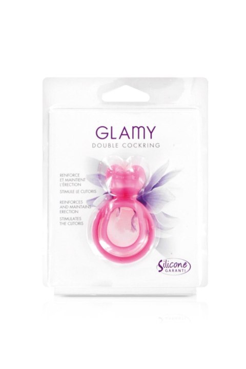Podwójny pierścień erekcyjny - DOUBLE COCKRING PINK Podwójny pierścień erekcyjny - DOUBLE COCKRING PINK