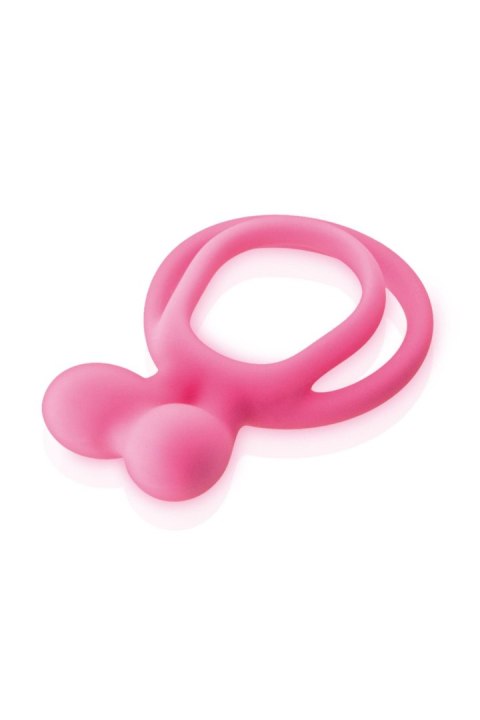 Podwójny pierścień erekcyjny - DOUBLE COCKRING PINK Podwójny pierścień erekcyjny - DOUBLE COCKRING PINK