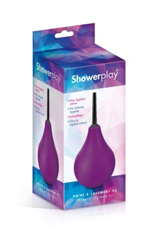 Gruszka analna - PURPLE ENEMA BEAR 224ml - Showerplay