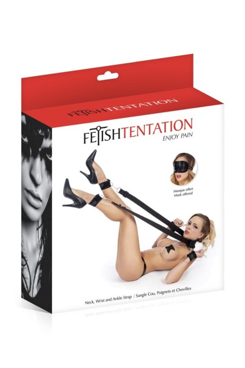Wiązanie na kostki i nadgarstki - WRIST AND LEG BONDAGE KIT Wiązanie na kostki i nadgarstki - WRIST AND LEG BONDAGE KIT