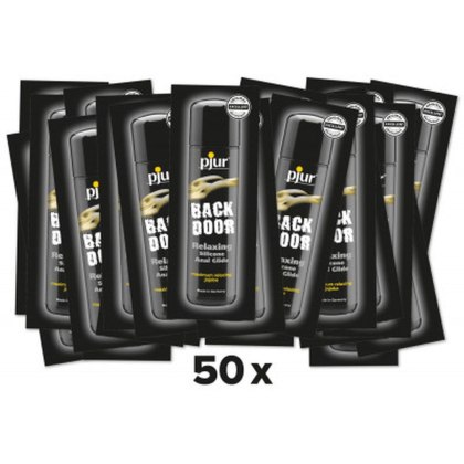 Pjur - Żel analny - pakiet 50 szt. po 1,5 ml - pjur Backdoor anal glide 1,5ml.-jojoba silicone lubricant - 50 sztuk