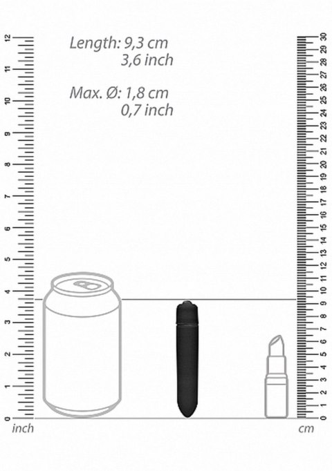 Wibrator - 1 Speed Bullet - Black Wibrator - 1 Speed Bullet - Black