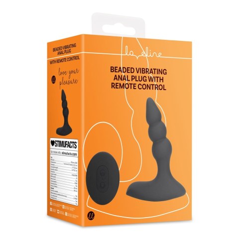 Wibrujący korek analny - Beaded Vibrating Anal Plug with Remote Control Wibrujący korek analny - Beaded Vibrating Anal Plug with Remote Control