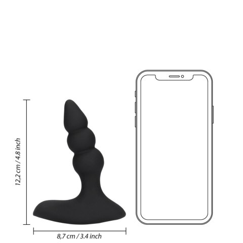 Wibrujący korek analny - Beaded Vibrating Anal Plug with Remote Control Wibrujący korek analny - Beaded Vibrating Anal Plug with Remote Control