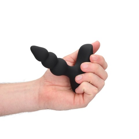 Wibrujący korek analny - Beaded Vibrating Anal Plug with Remote Control Wibrujący korek analny - Beaded Vibrating Anal Plug with Remote Control