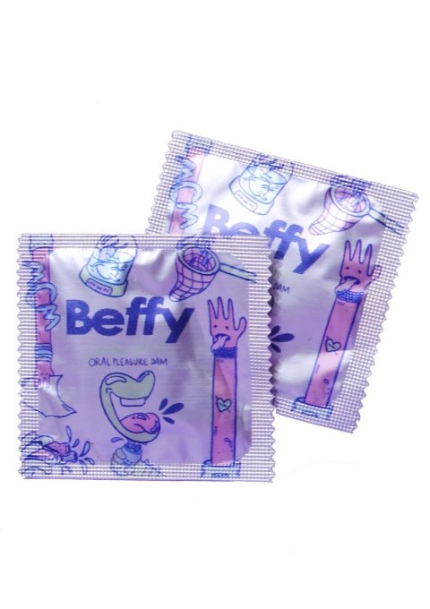 Beffy - Chusteczka oralna - Oral Dam 2pcs Natural Beffy - Chusteczka oralna - Oral Dam 2pcs Natural