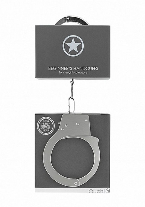 Kajdanki - Beginner`s Handcuffs - Metal Kajdanki - Beginner`s Handcuffs - Metal