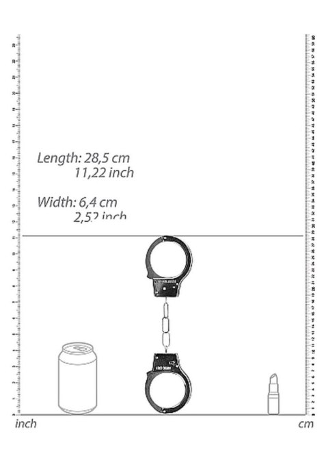 Kajdanki - Beginner`s Handcuffs - Metal Kajdanki - Beginner`s Handcuffs - Metal