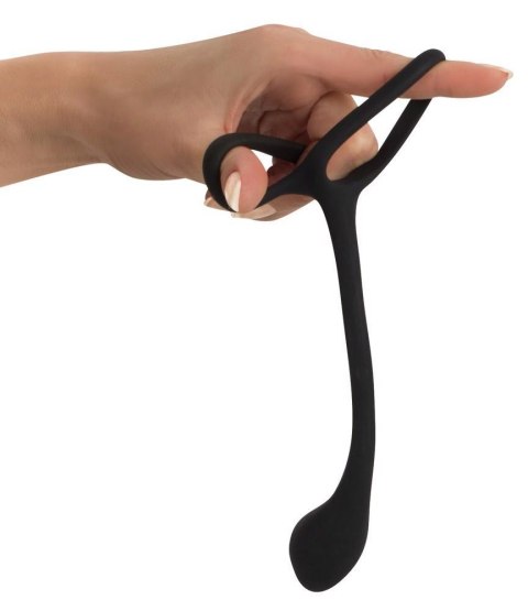 Korek analny z pierścieniem - Black Velvets Cock + Ball ring Korek analny z pierścieniem - Black Velvets Cock + Ball ring
