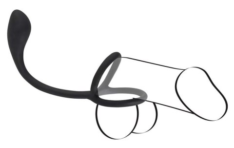 Korek analny z pierścieniem - Black Velvets Cock + Ball ring Korek analny z pierścieniem - Black Velvets Cock + Ball ring
