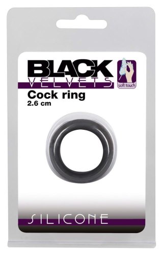 Pierścień erekcyjny - Black Velvets Cock Ring 2.6 cm