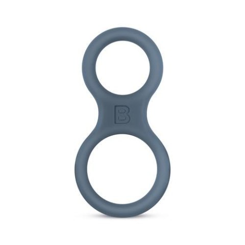 Podwójny pierścień erekcyjny - Boners Silicone Cock Ring And Ball Stretcher - Grey Podwójny pierścień erekcyjny - Boners Silicone Cock Ring And Ball Stretcher - Grey