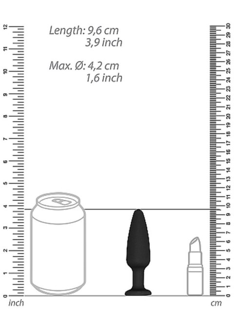 Korek analny z kryształkie - Shaped Diamond Butt Plug - Black Korek analny z kryształkie - Shaped Diamond Butt Plug - Black