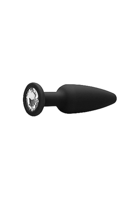 Korek analny z kryształkie - Shaped Diamond Butt Plug - Black Korek analny z kryształkie - Shaped Diamond Butt Plug - Black