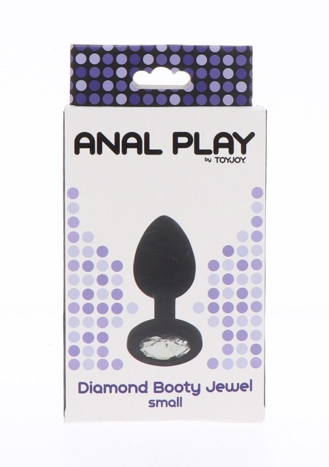 Korek analny z kryształkiem - Diamond Booty Jewel Small Black Korek analny z kryształkiem - Diamond Booty Jewel Small Black