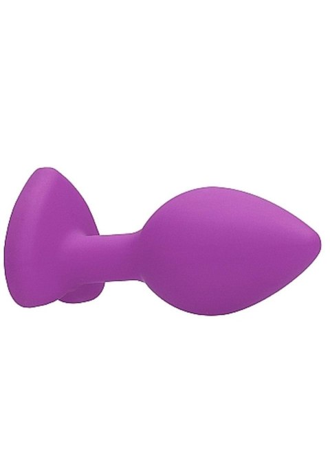 Korek analny z kryształkiem - Diamond Heart Butt Plug - Regular - Purple Korek analny z kryształkiem - Diamond Heart Butt Plug - Regular - Purple
