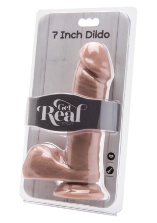 Dildo 18cm with Balls Light skin tone