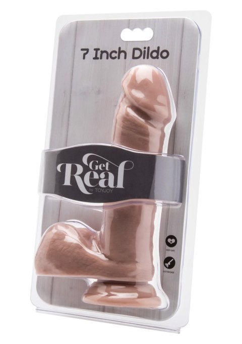 Dildo 18cm with Balls Light skin tone Dildo 18cm with Balls Light skin tone