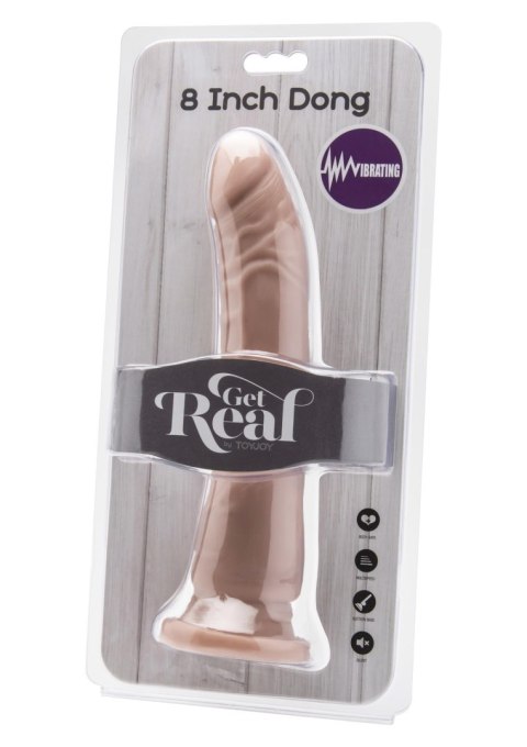 Wibrator 20,5 cm - Dong Vibrating Light skin tone Wibrator 20,5 cm - Dong Vibrating Light skin tone