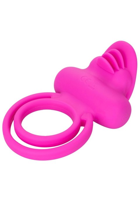 Podwójny pierścień wibrujący - Dual Clit Flicker Enhancer Pink Podwójny pierścień wibrujący - Dual Clit Flicker Enhancer Pink