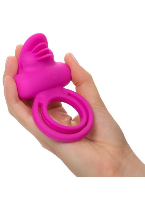 Podwójny pierścień wibrujący - Dual Clit Flicker Enhancer Pink Podwójny pierścień wibrujący - Dual Clit Flicker Enhancer Pink
