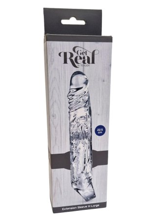 Nakładka przedłużająca penisa - Extension Sleeve XLarge Transparent