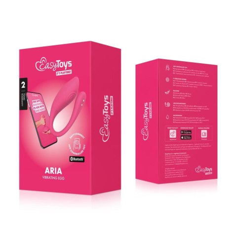 Wibrujące jajko z aplikacją - EasyConnect - Vibrating Egg Aria app-controlled Wibrujące jajko z aplikacją - EasyConnect - Vibrating Egg Aria app-controlled