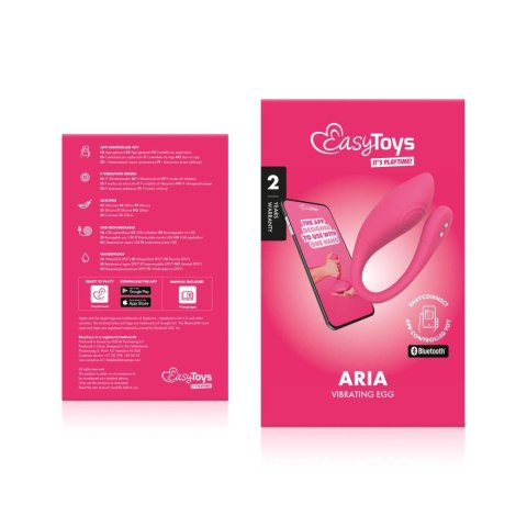 Wibrujące jajko z aplikacją - EasyConnect - Vibrating Egg Aria app-controlled Wibrujące jajko z aplikacją - EasyConnect - Vibrating Egg Aria app-controlled